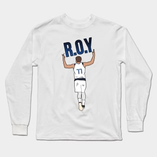 Luka Doncic Rookie of the Year 'ROY' - NBA Dallas Mavericks Long Sleeve T-Shirt